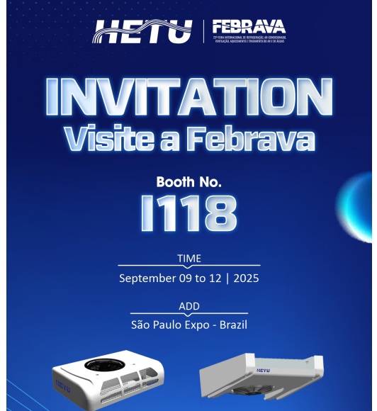 Hetu-thermo Invitation Visite a FEBRAVA in Booth No.L118